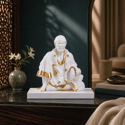 Sai Baba Idol in Peaceful Blessing