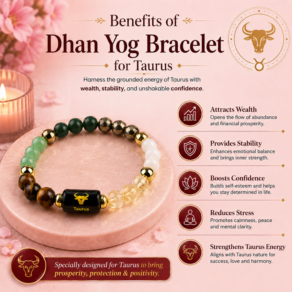 Dhan Yog Bracelet for Taurus