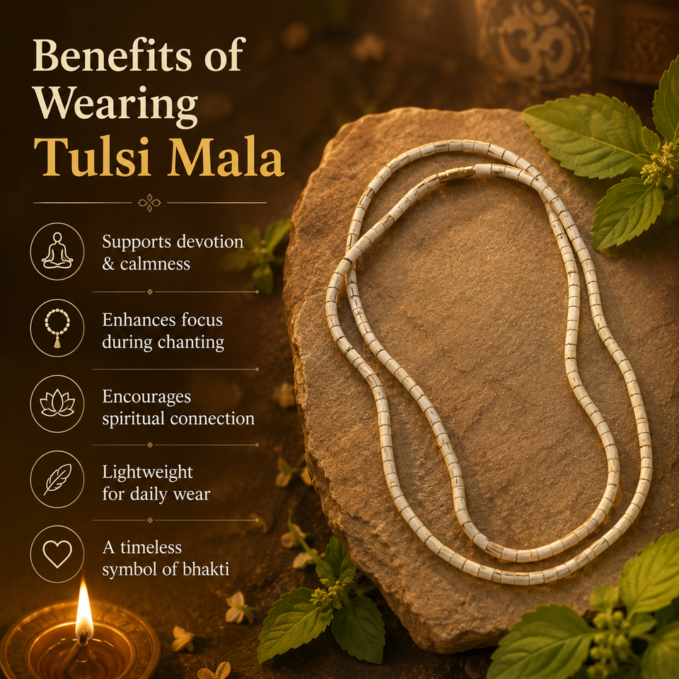 Sacred Tulsi Kanthi Mala