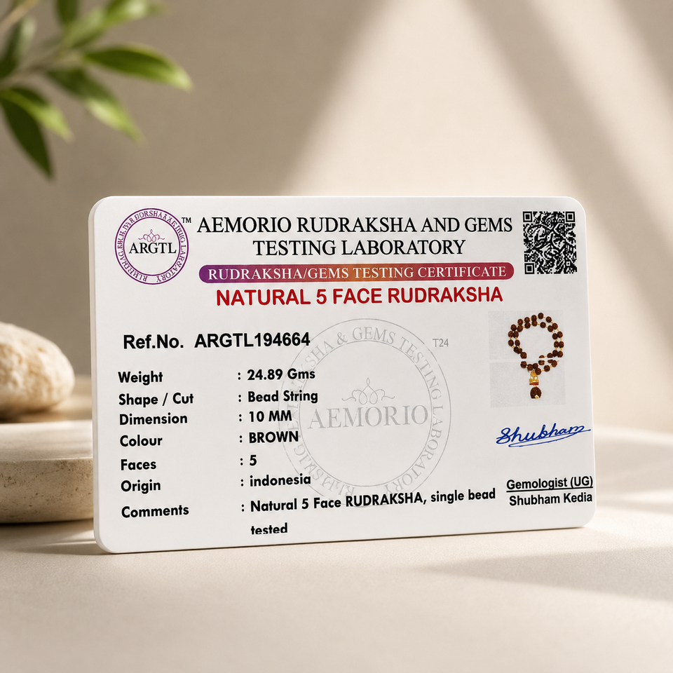 Mahadev Rudraksha Trishul Pendant