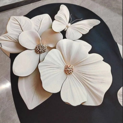 3D Luxury Floral Non-Slip Floor Rug (Random Designs)
