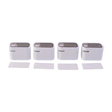 Self Adhesive Dustproof Toothbrush Holder  Space-saving Wall Mount