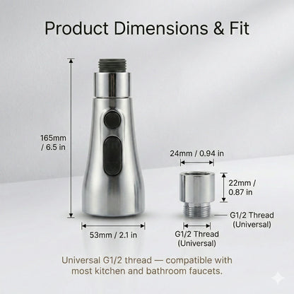 TapTwist™ – Flexible Tap Extension | Rotate, Rinse & Save Water | Easy Fit for Any Sink