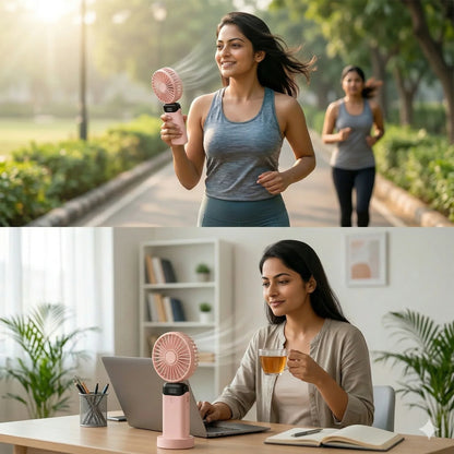 PocketFan™ – Portable Fan | Foldable Design • Lightweight | Easy Cooling Anywhere, Anytime