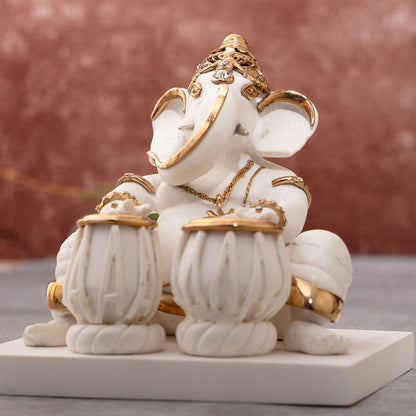 Tabla Ganesh Idol in Divine Rhythm