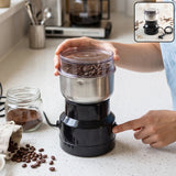Electric Coffee Grinder Stainless Steel Blade Spice Grinder Machine (1 Pc)