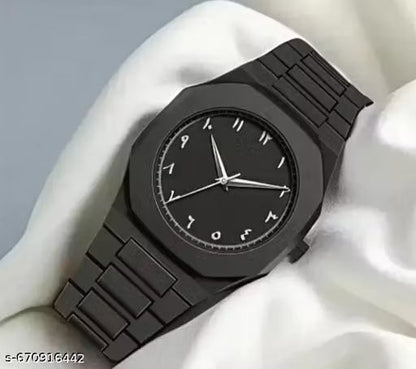 Black arabic watches for men and boys for give you a attractive and stylish look