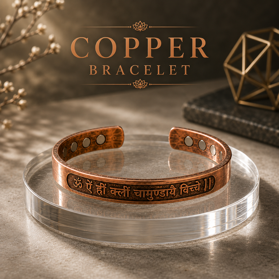 Chamunda Kavach Copper Bracelet